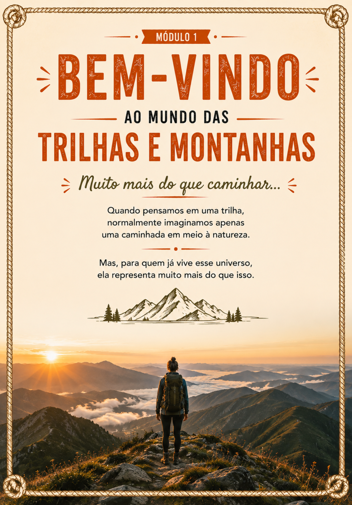 Capa do material Escale Sua Primeira Montanha